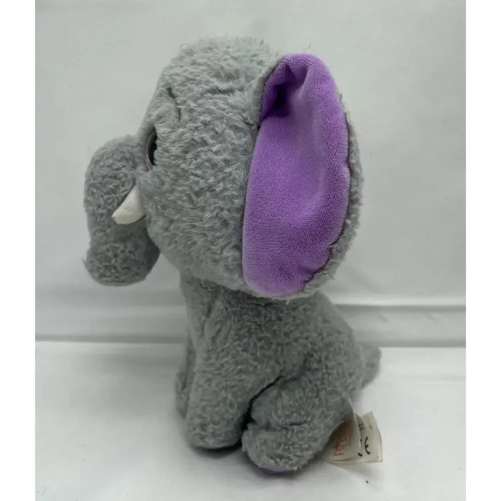 Dusty Li'L‎ Peepers Elephant Russ Plush Stuffed Animal Purple 9